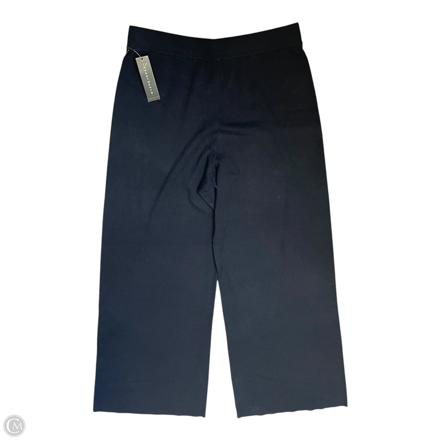 Pants Wide Leg By Investments In Black, Size: L