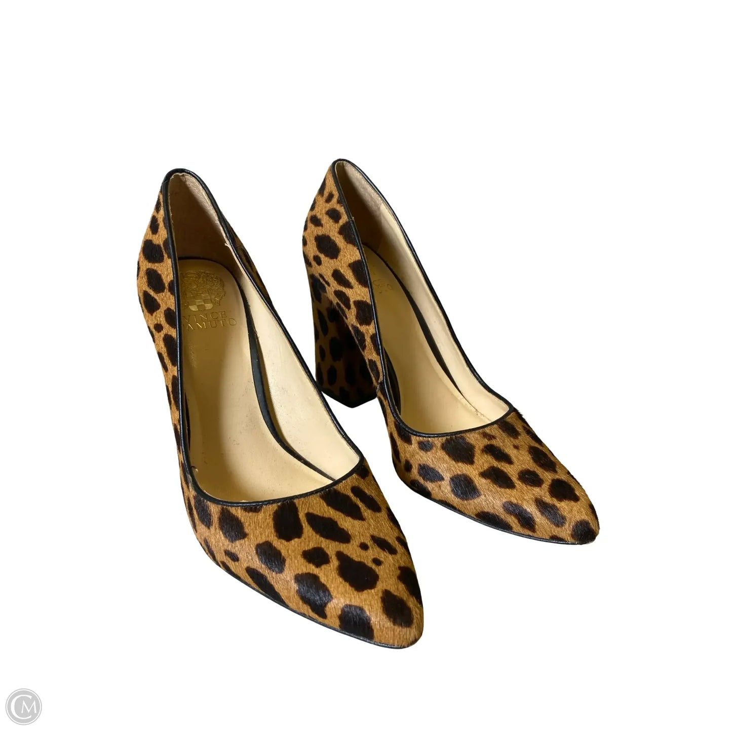Shoes Heels Block By Vince Camuto In Animal Print, Size: 9