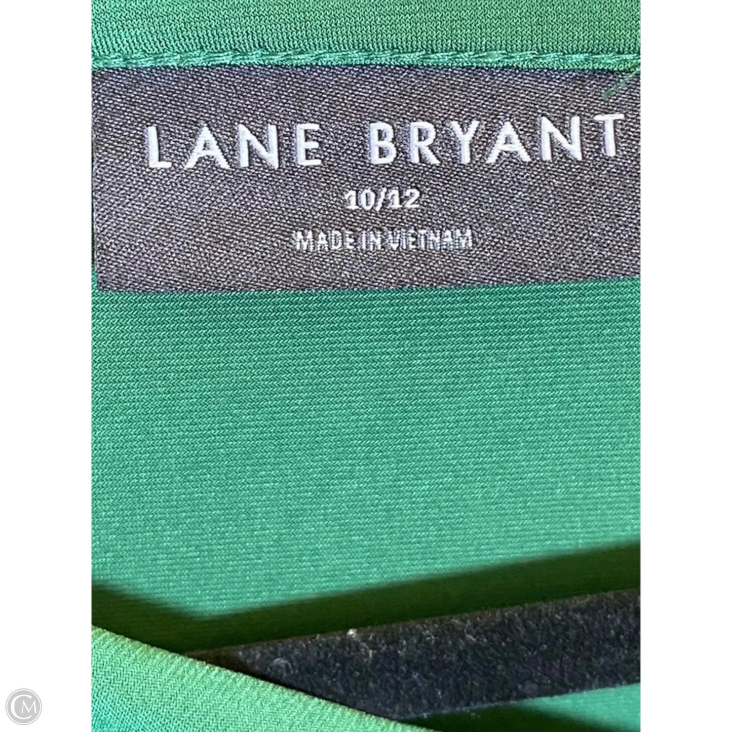 Blouse Short Sleeve By Lane Bryant In Green, Size: M