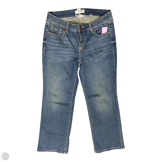 Jeans Straight By Lane Bryant In Blue Denim, Size: 12