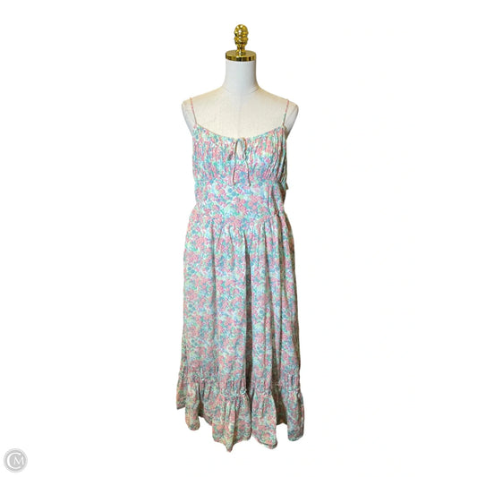 Dress Casual Maxi By American Eagle In Multi-colored, Size: L