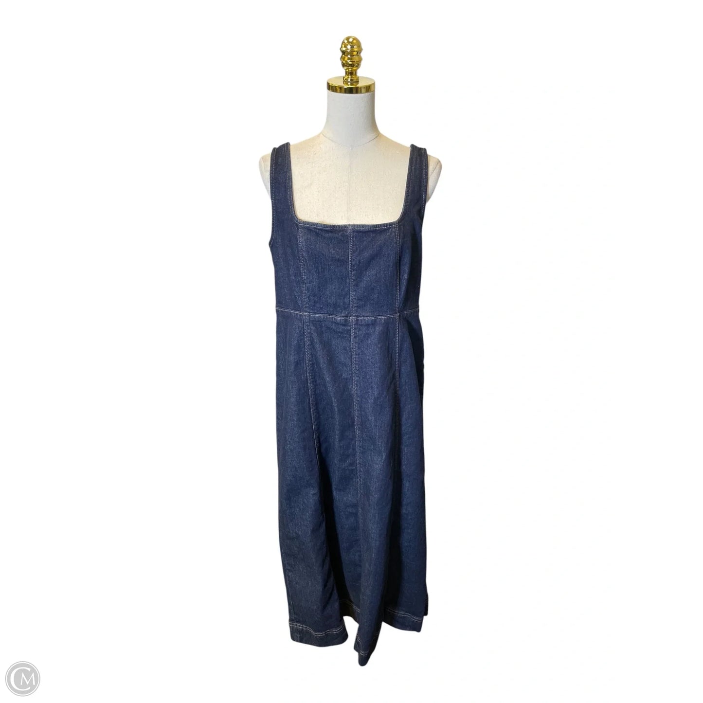 Dress Casual Maxi By Old Navy In Blue Denim, Size: L