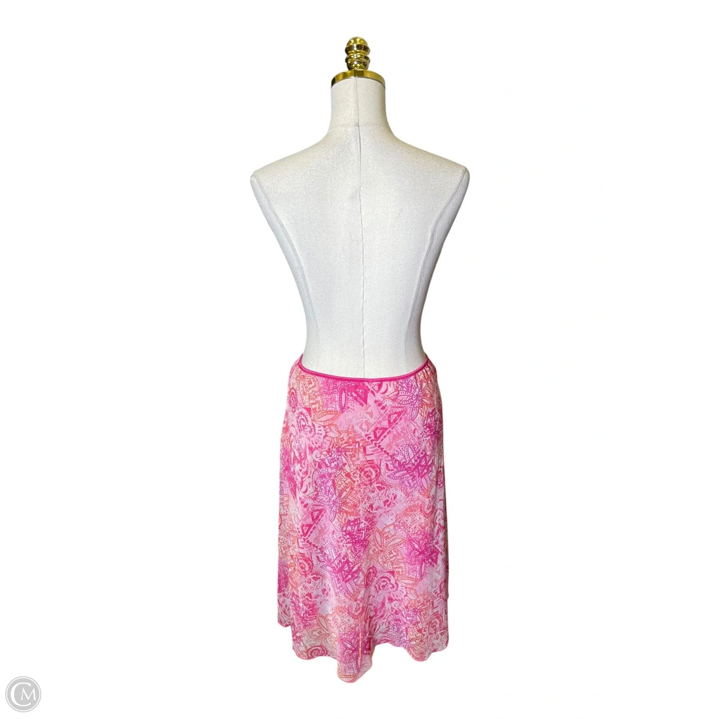 Dress Casual Maxi By Wrapper In Pink, Size: L