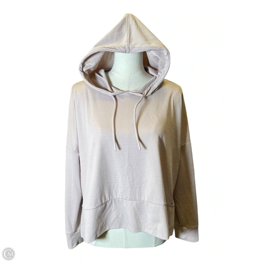 Athletic Sweatshirt Hoodie By Mondetta In Pink, Size: M