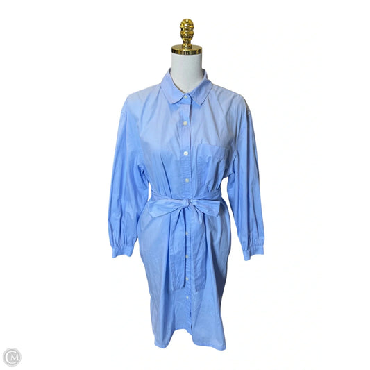 Dress Casual Midi By Gap In Blue, Size: M