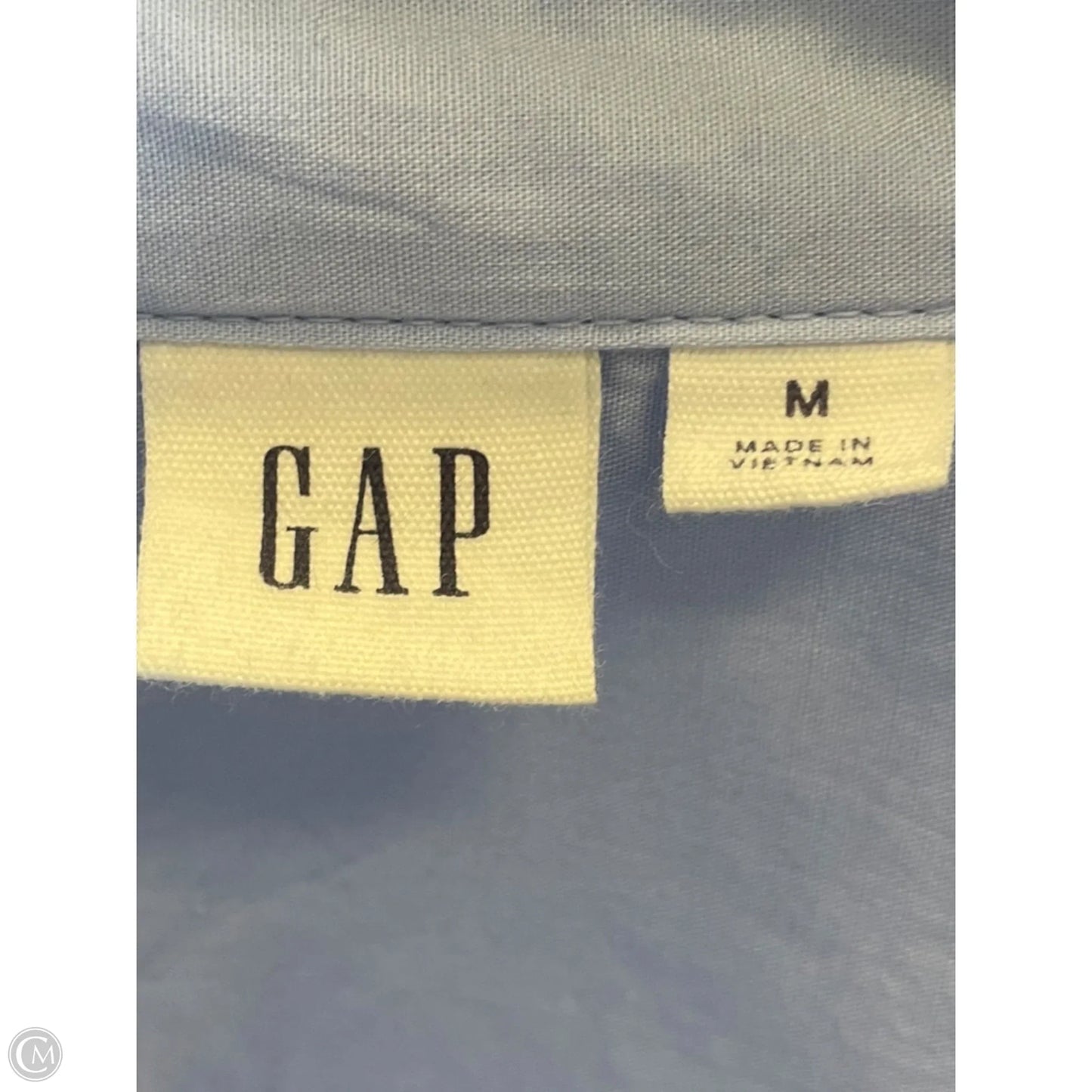 Dress Casual Midi By Gap In Blue, Size: M