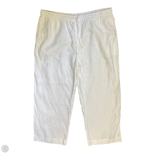 Pants Linen By Tommy Bahama In White, Size: L