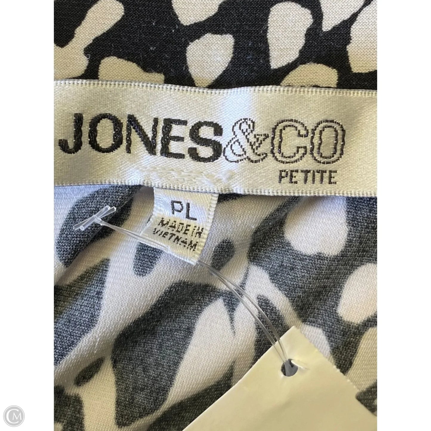 Skirt Maxi By Jones And Co In Black & White, Size: 14