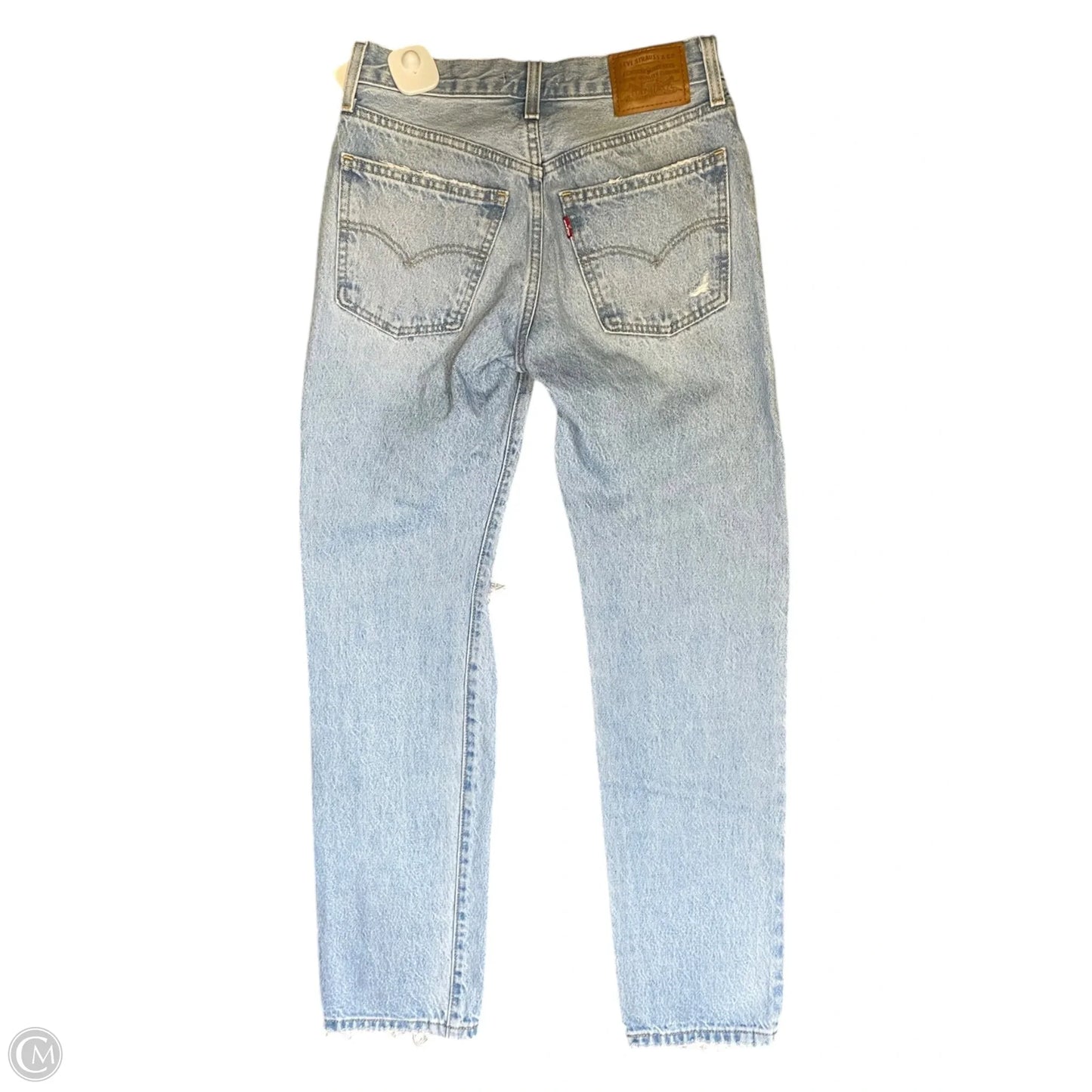 Jeans Straight By Levis In Blue Denim, Size: 0