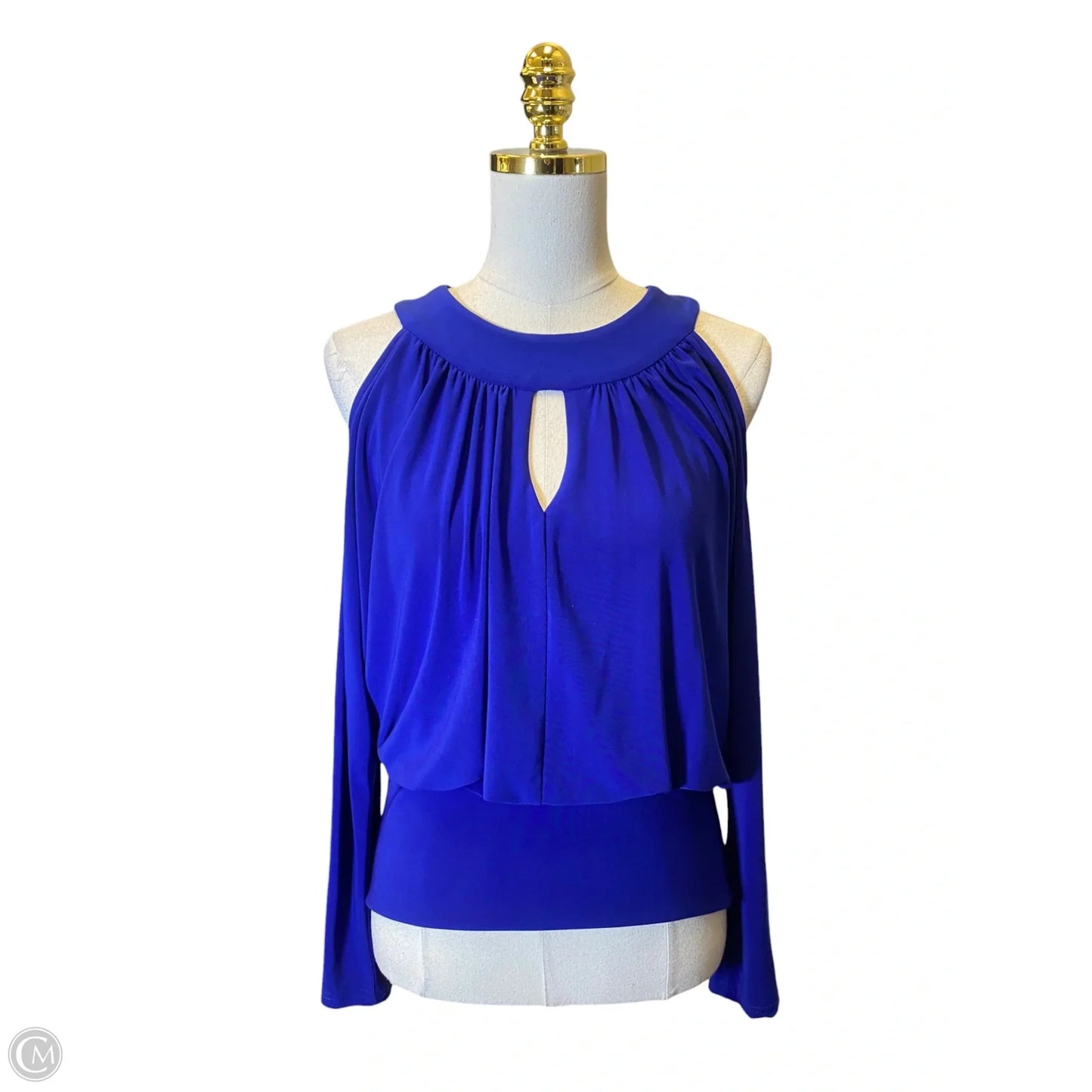 Top Long Sleeve By Joseph Ribkoff In Blue, Size: 8
