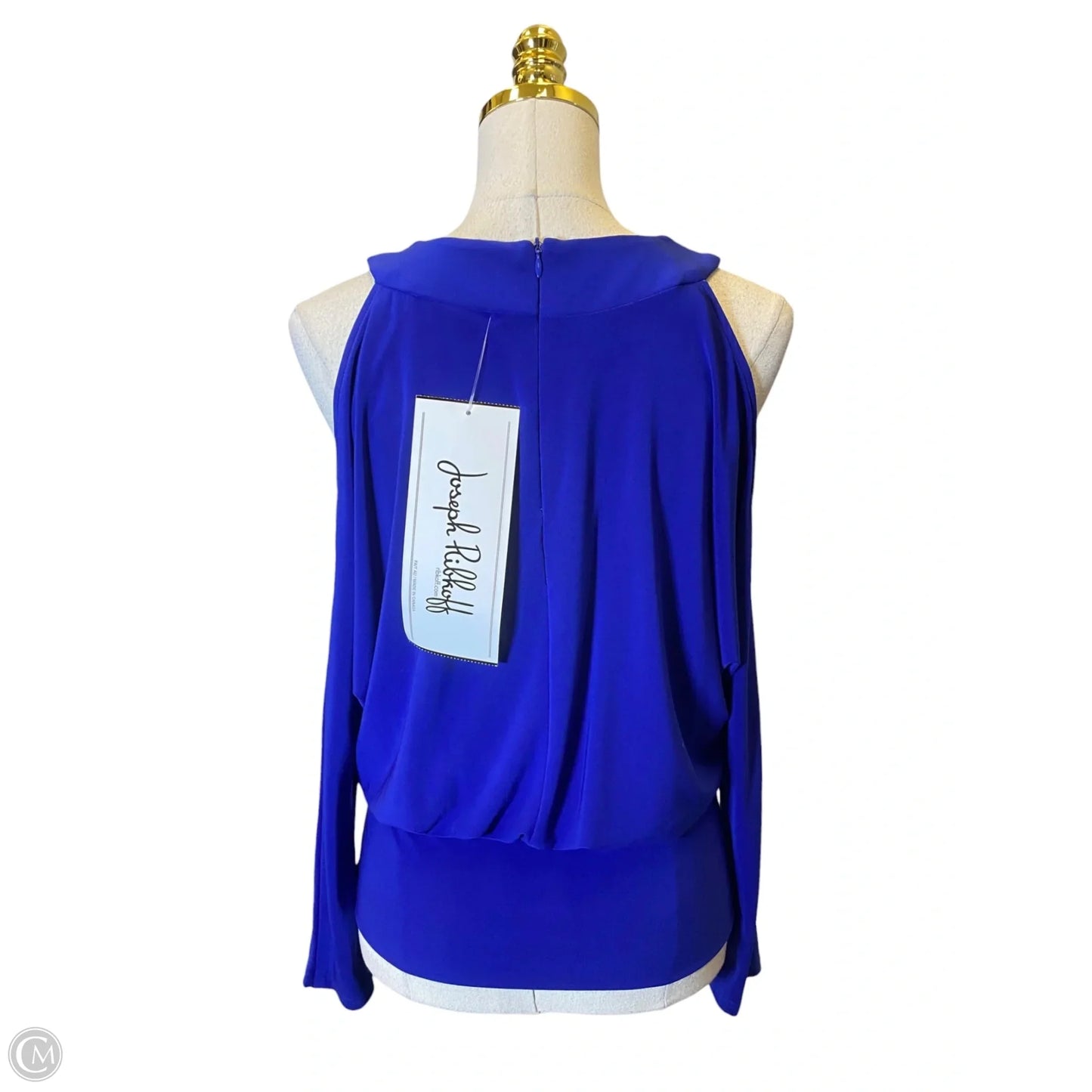 Top Long Sleeve By Joseph Ribkoff In Blue, Size: 8