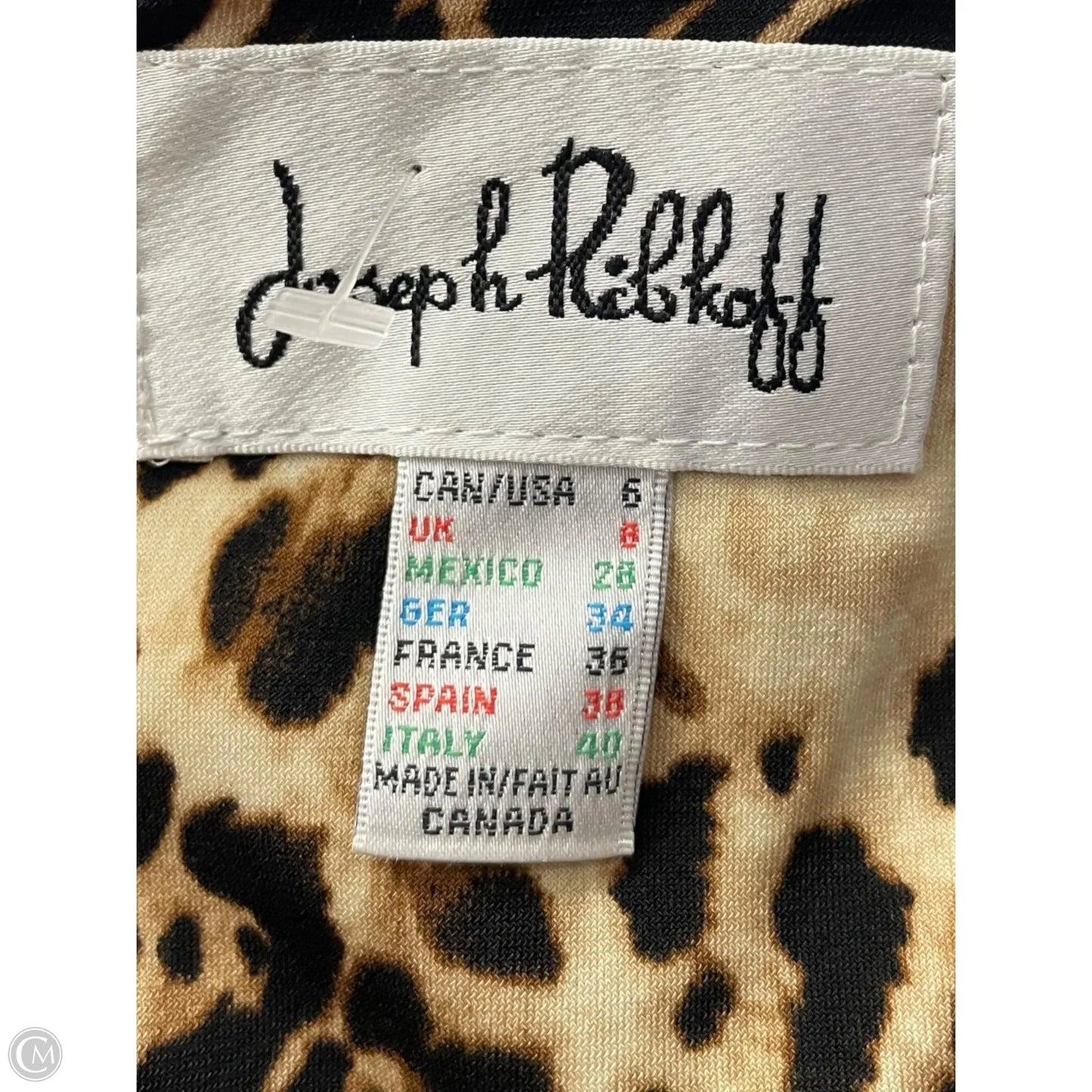 Dress Casual Maxi By Joseph Ribkoff In Animal Print, Size: 6
