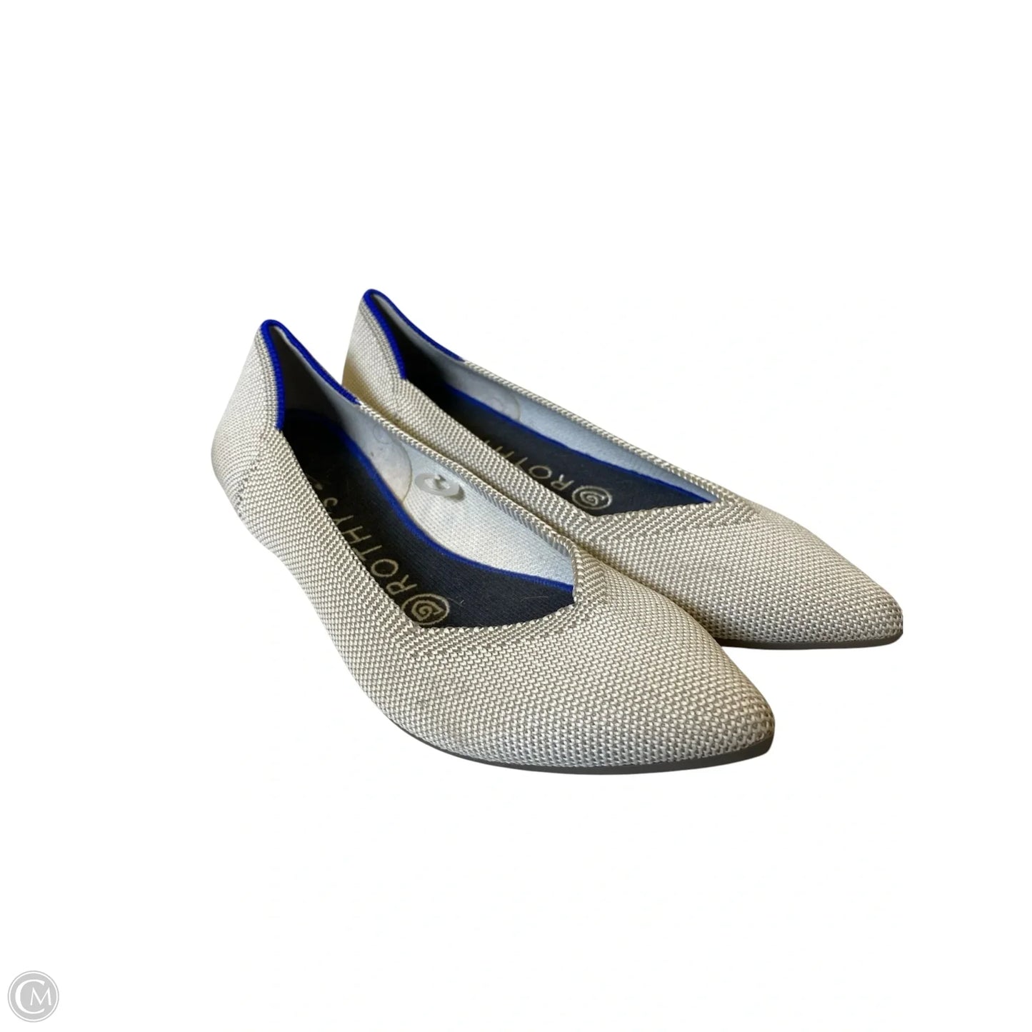 Sandals Flats By Rothys In Blue & Grey, Size: 7.5