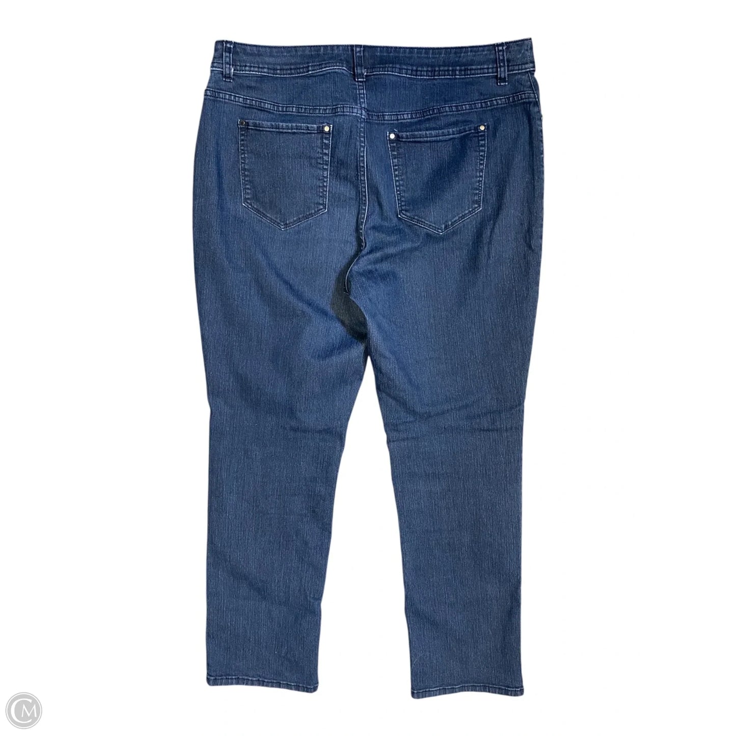 Jeans Skinny By Chicos In Blue Denim, Size: 14