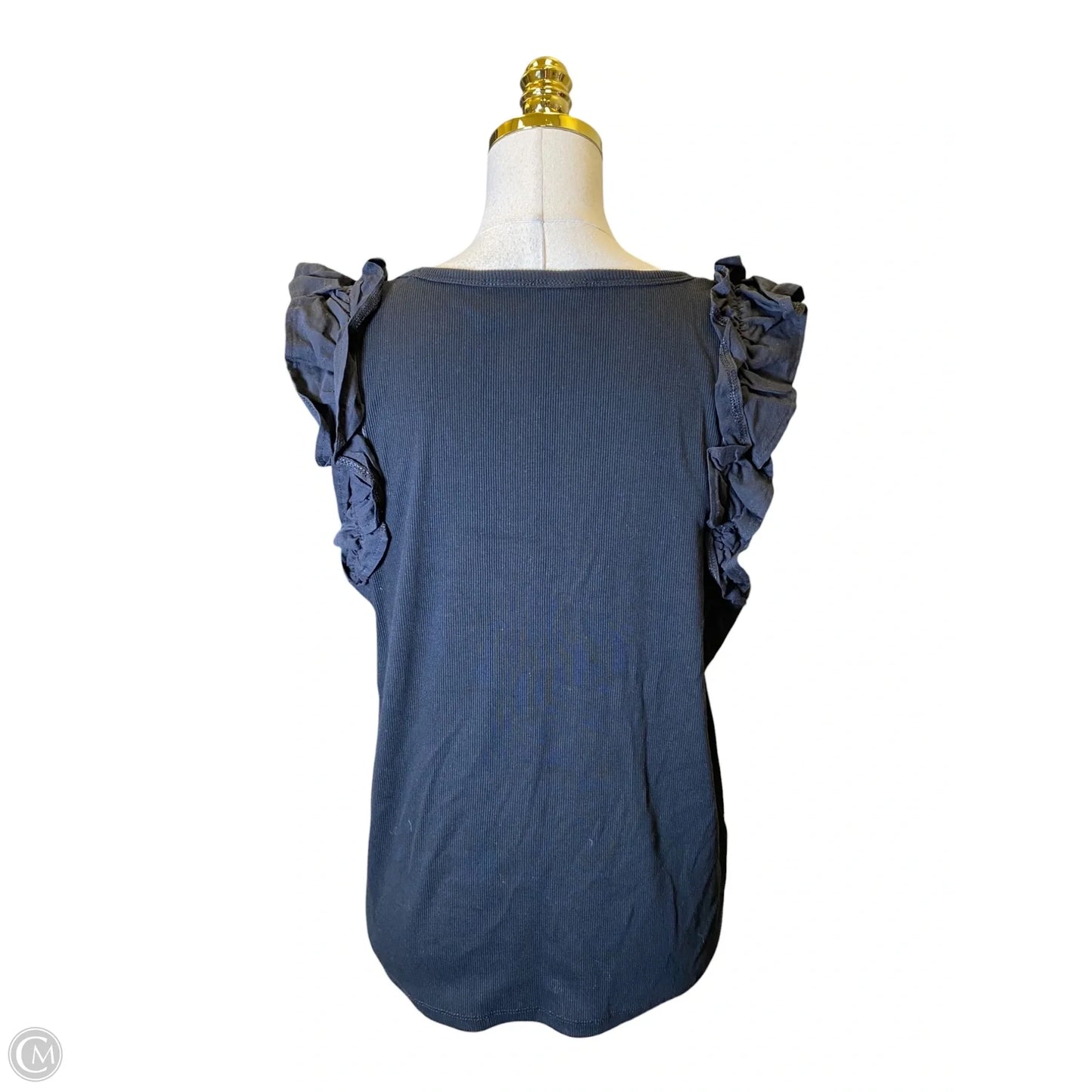 Blouse Sleeveless By Old Navy In Black, Size: Xl