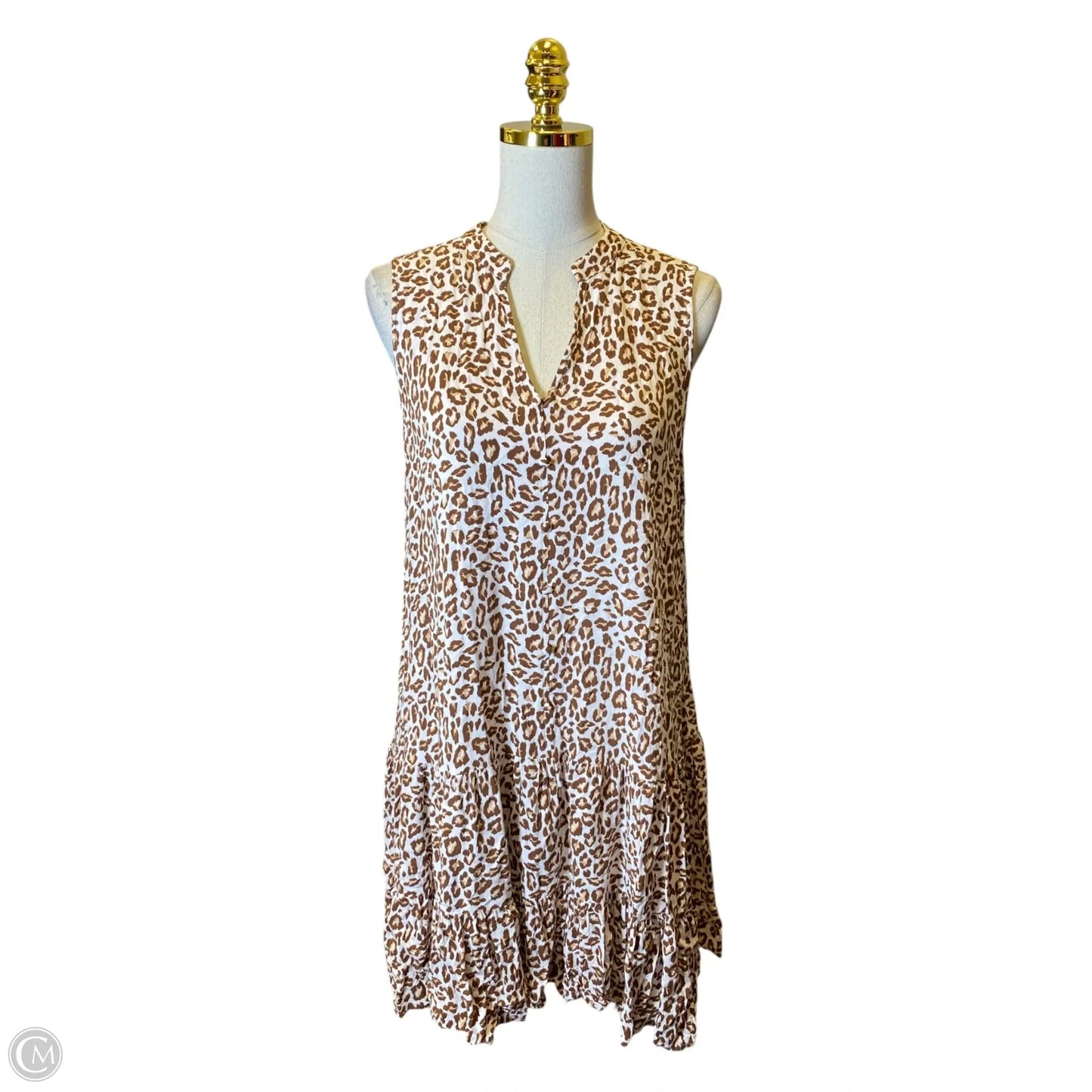 Dress Casual Midi By Nine West In Animal Print, Size: Xl