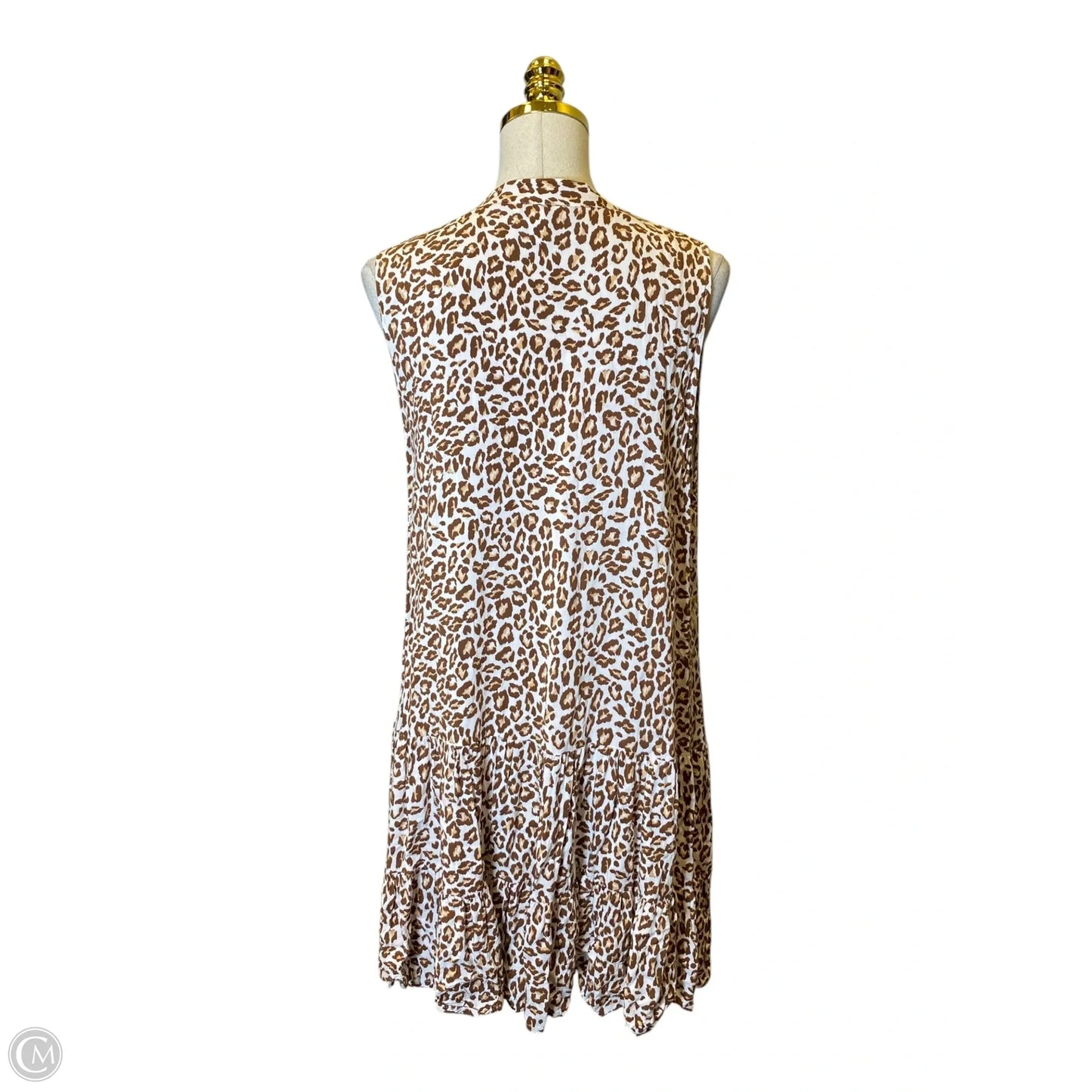 Dress Casual Midi By Nine West In Animal Print, Size: Xl