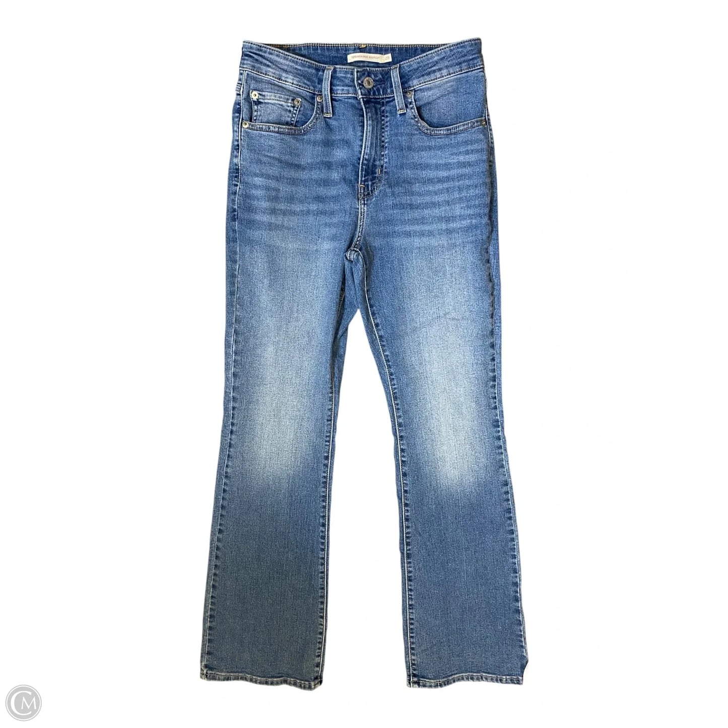 Jeans Boot Cut By Levis In Blue Denim, Size: 6