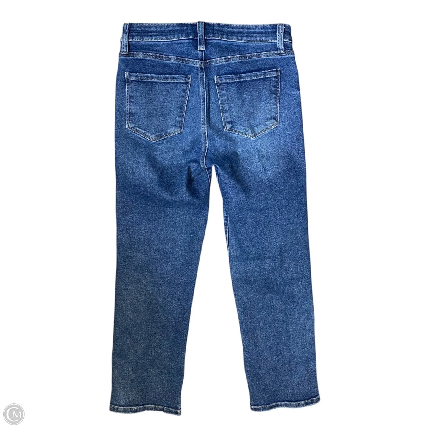 Jeans Straight By Evereve In Blue Denim, Size: 4