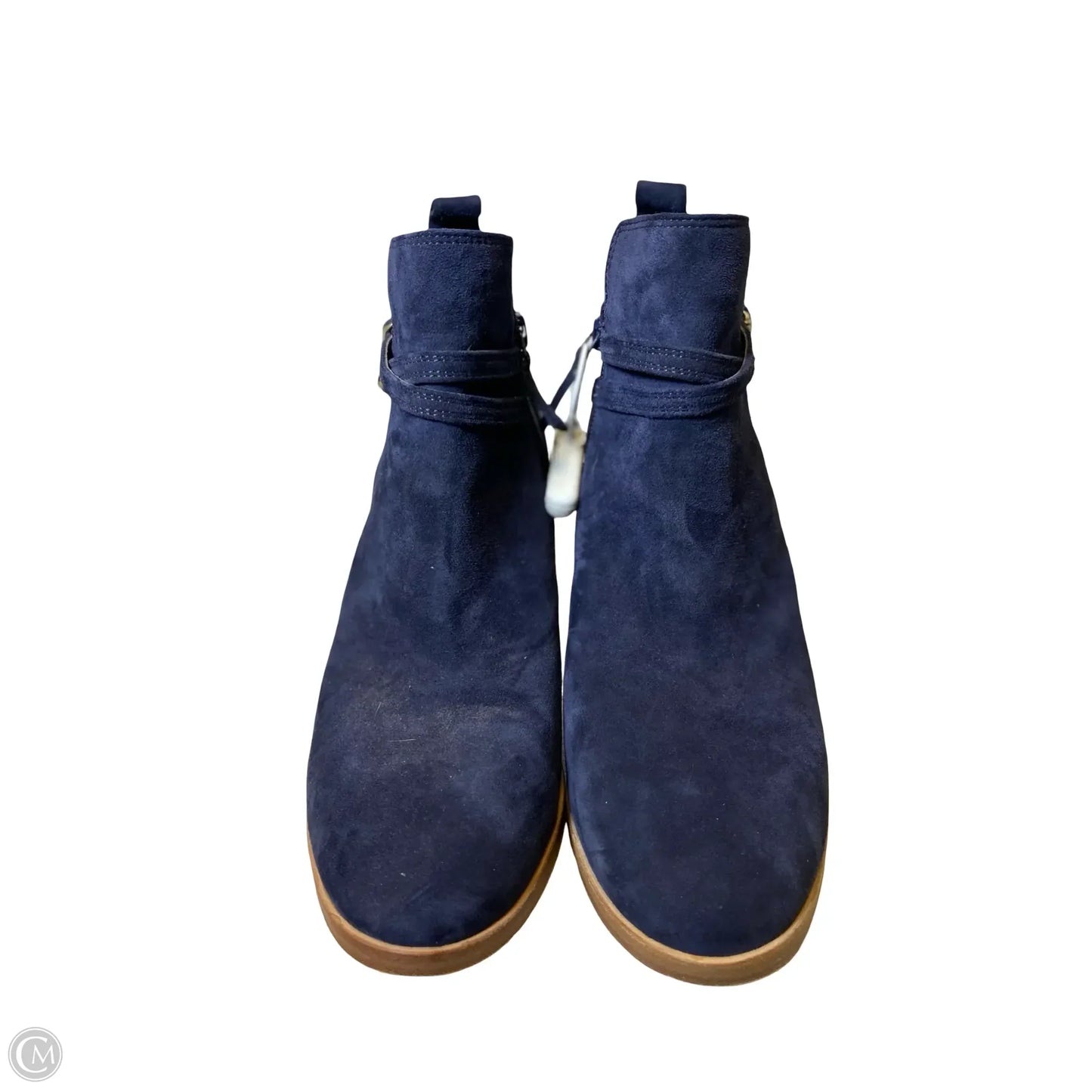 Boots Ankle Heels By Cole-haan In Navy, Size: 8.5