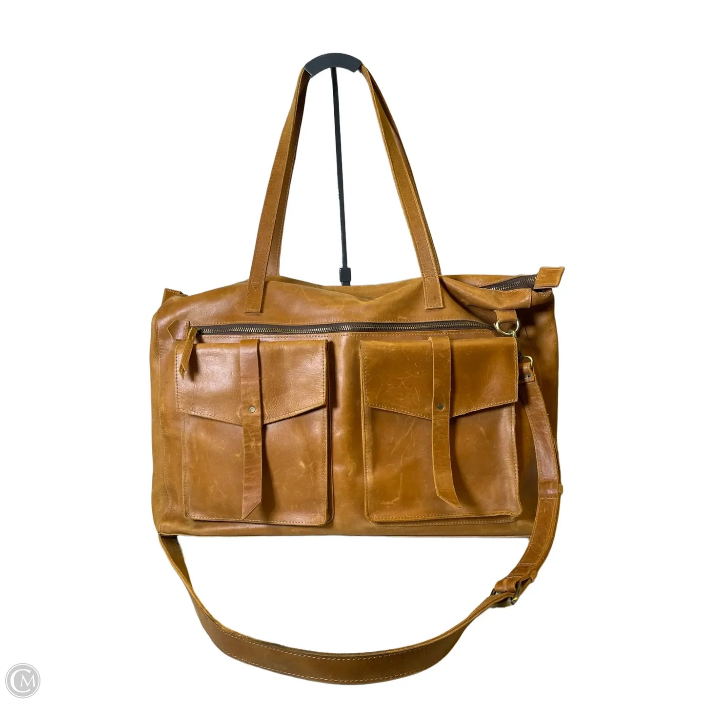 Laptop Bag Leather By RAVEN + LILY, Size: Large