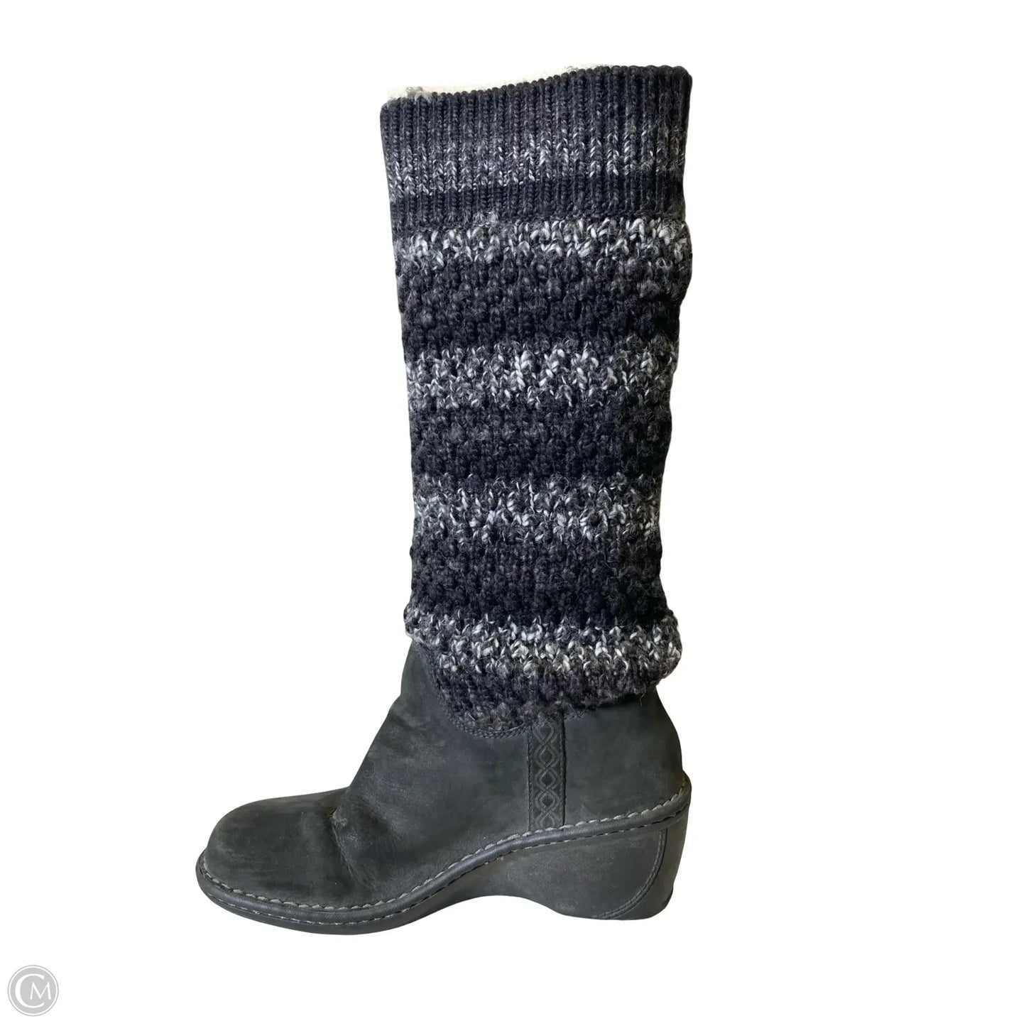 Boots Designer By Ugg In Black & Grey, Size: 9