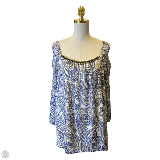 Top Sleeveless By Catherines In Multi-colored, Size: 3x