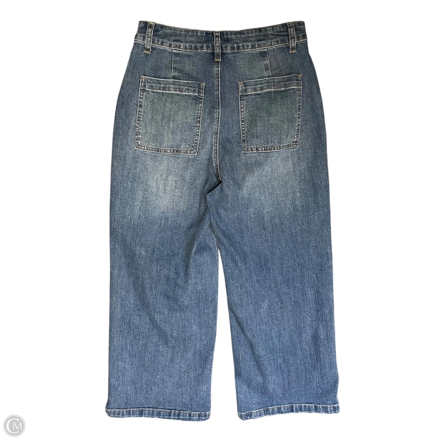 Jeans Wide Leg By Clothes Mentor In Blue Denim, Size: 6