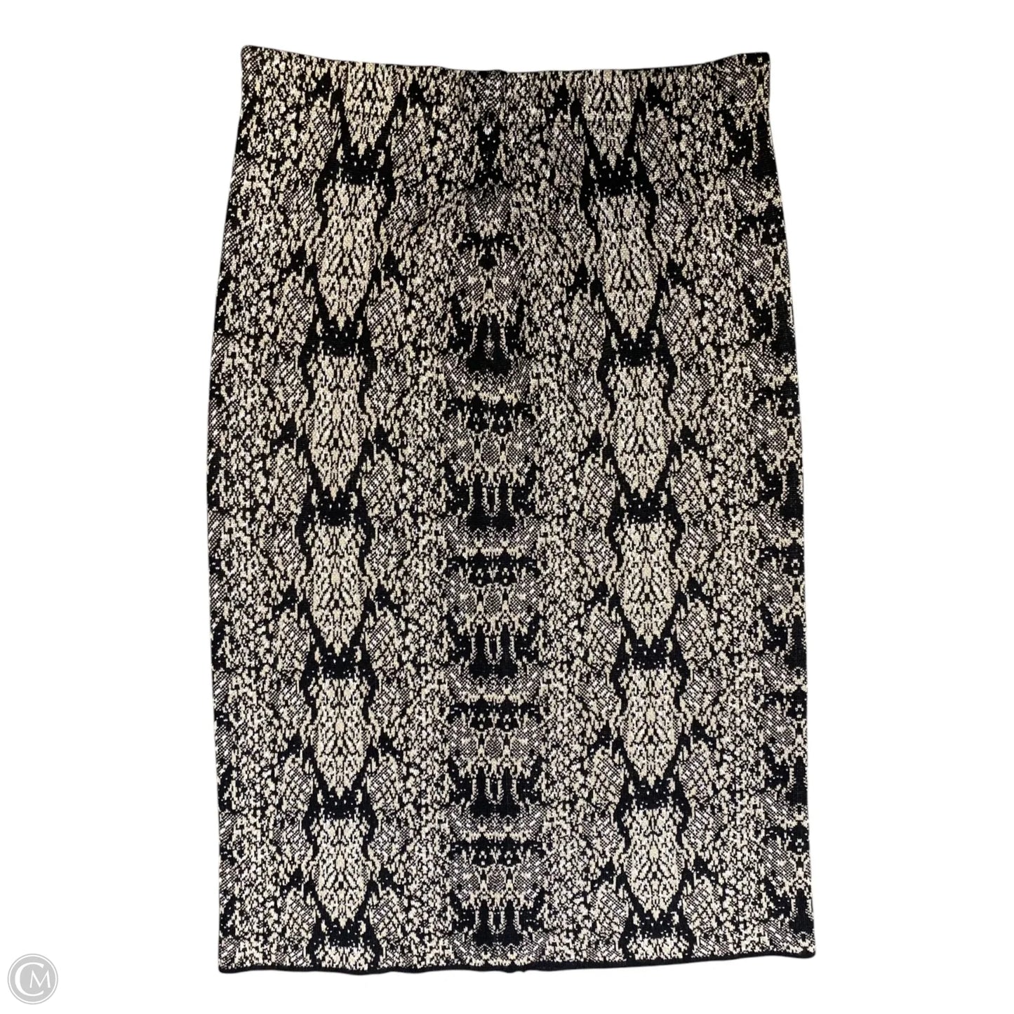 Skirt Maxi By Worthington In Black & Cream, Size: M