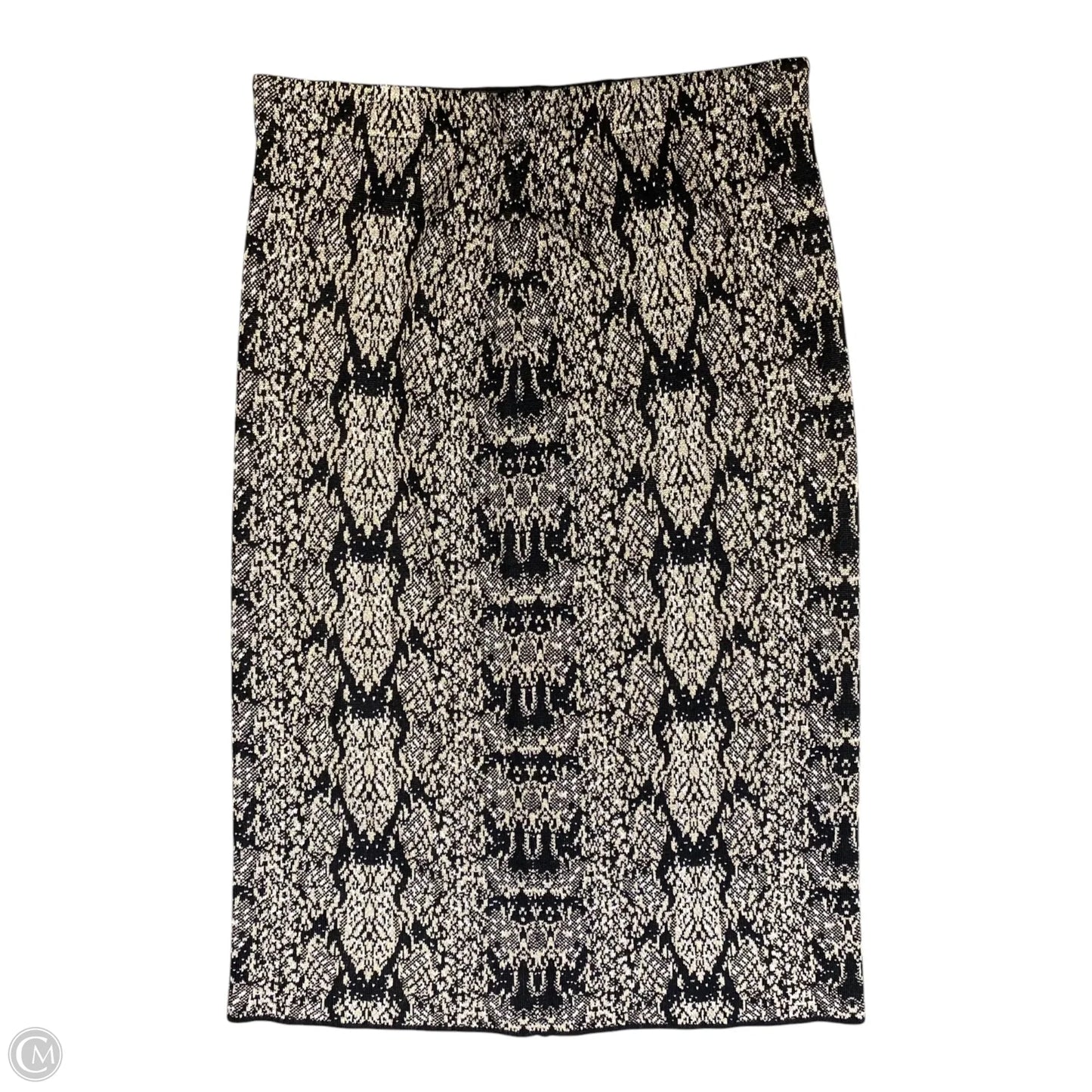 Skirt Maxi By Worthington In Black & Cream, Size: M