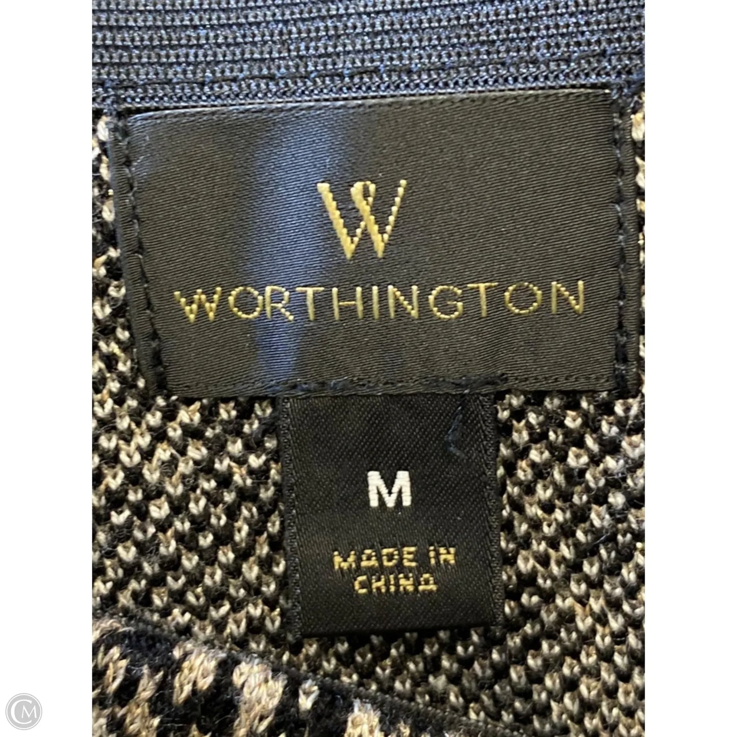 Skirt Maxi By Worthington In Black & Cream, Size: M