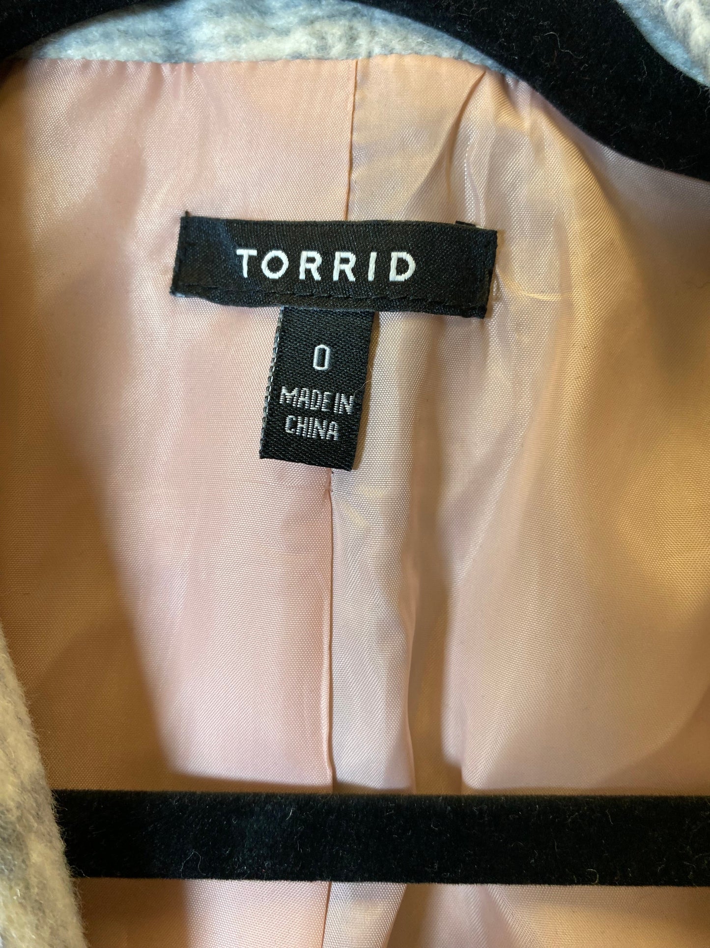 Coat Other By Torrid In Pink & White, Size: 0