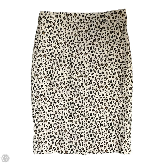 Skirt Midi By J. Crew In Animal Print, Size: 0