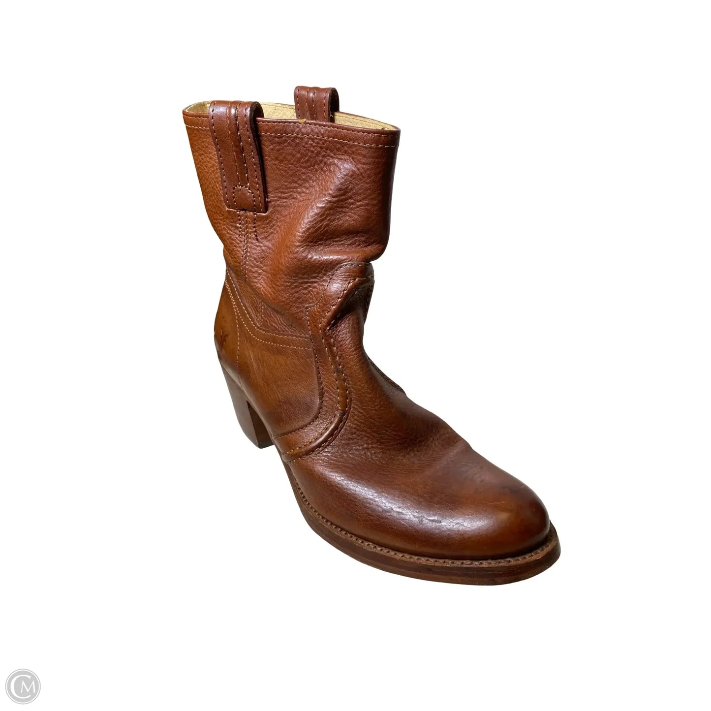 Boots Designer By Frye In Brown, Size: 8.5
