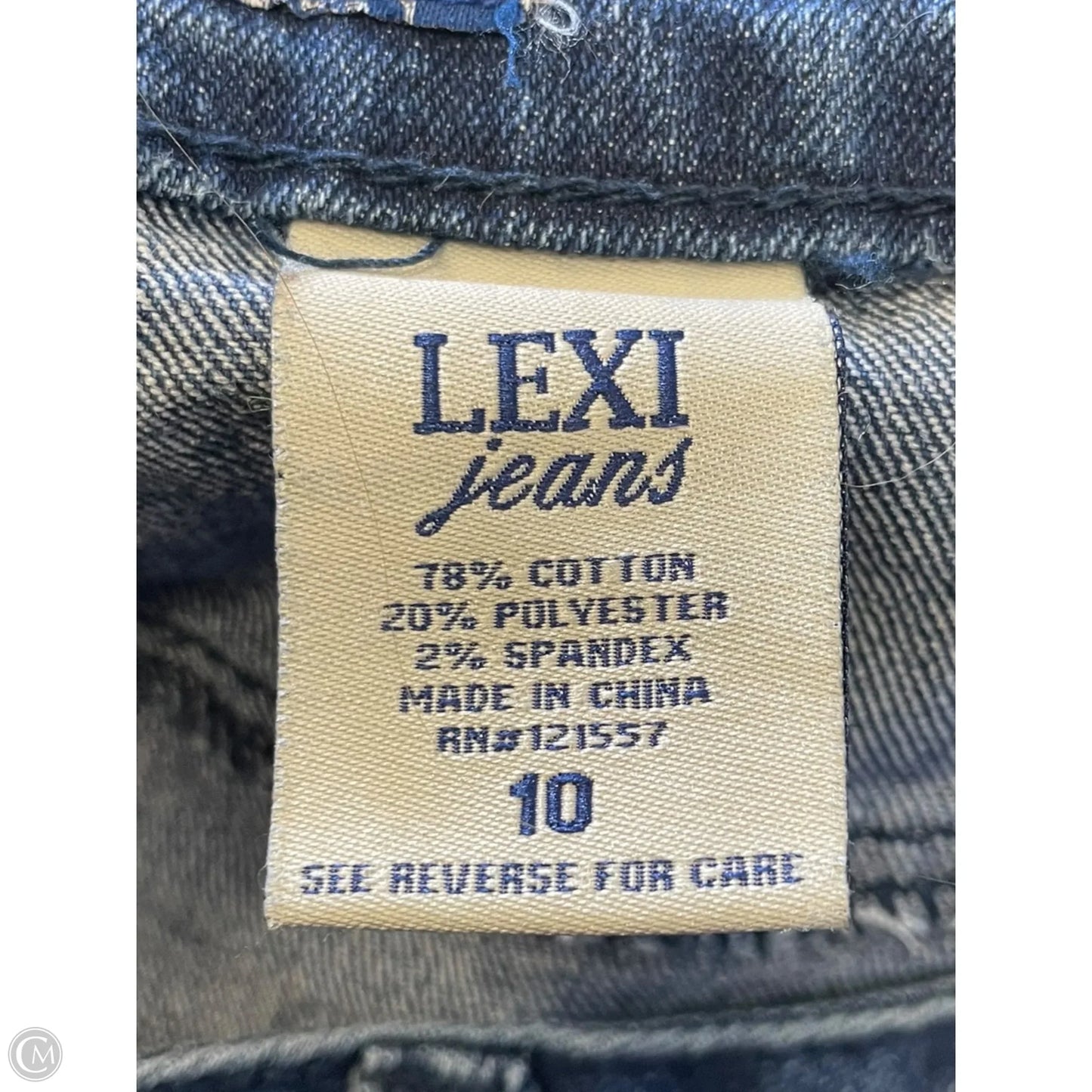 Skirt Midi By Clothes Mentor In Blue Denim, Size: 10