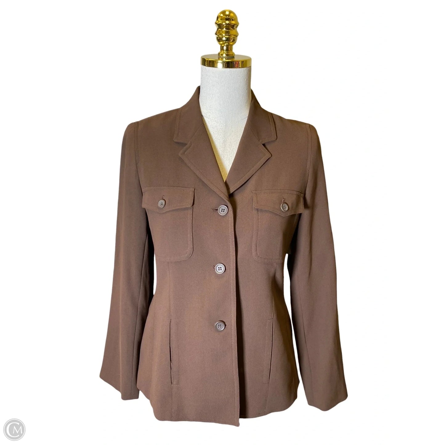 Blazer By Laura Scott In Brown, Size: S