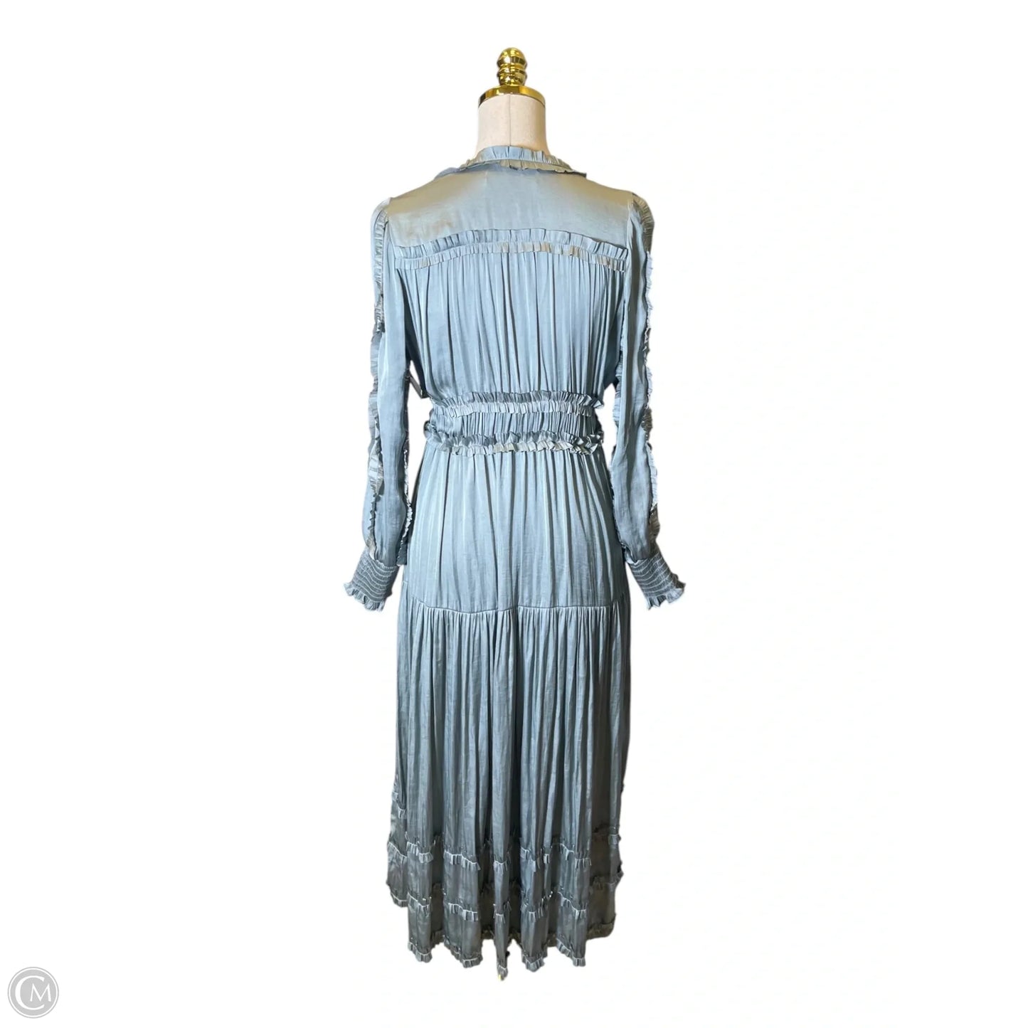 Dress Casual Midi By Clothes Mentor In Blue, Size: M