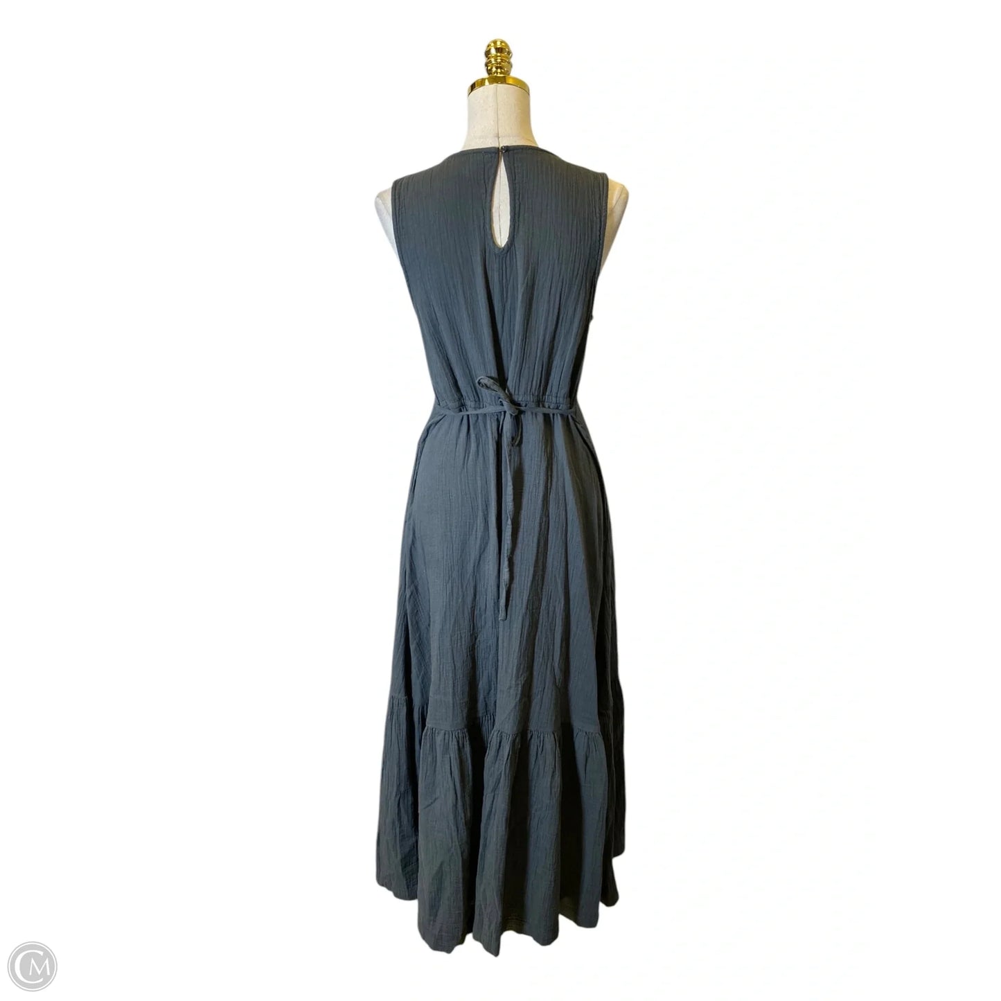 Dress Casual Midi By Pact In Grey, Size: S