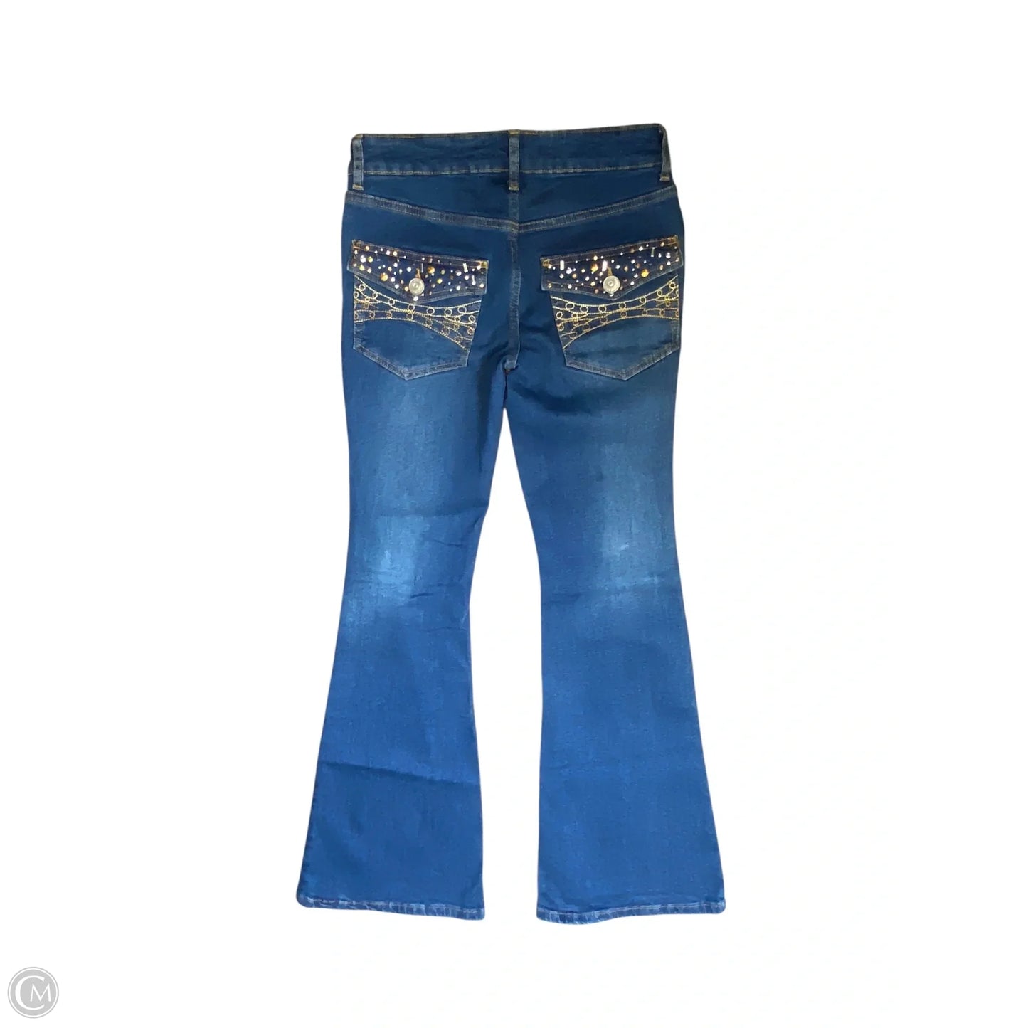 Jeans Flared By Bdg In Blue Denim, Size: 2
