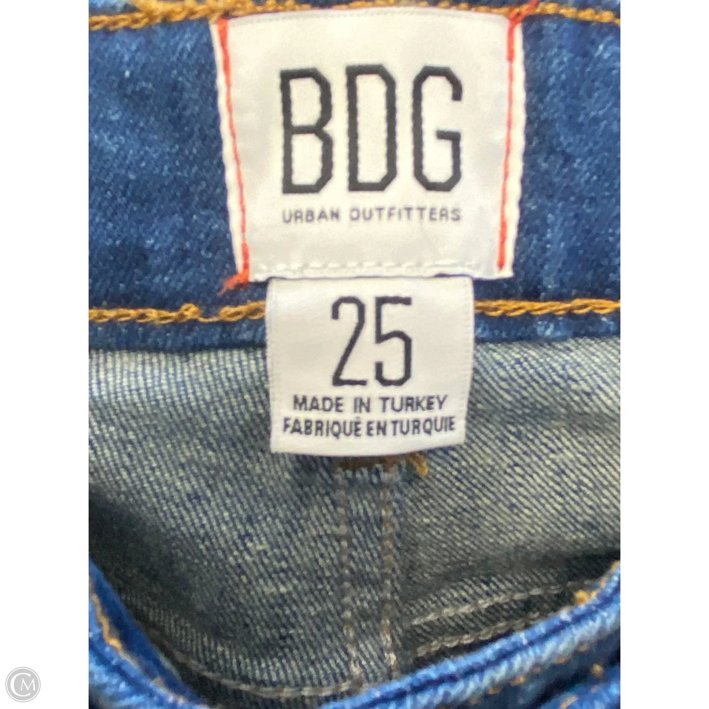 Jeans Flared By Bdg In Blue Denim, Size: 2