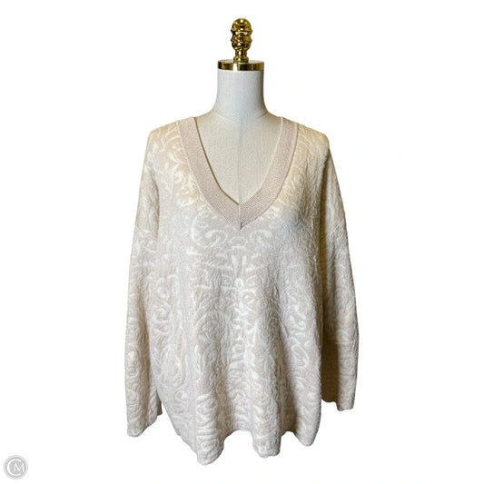 Sweater By Future Collective In Beige, Size: Xl