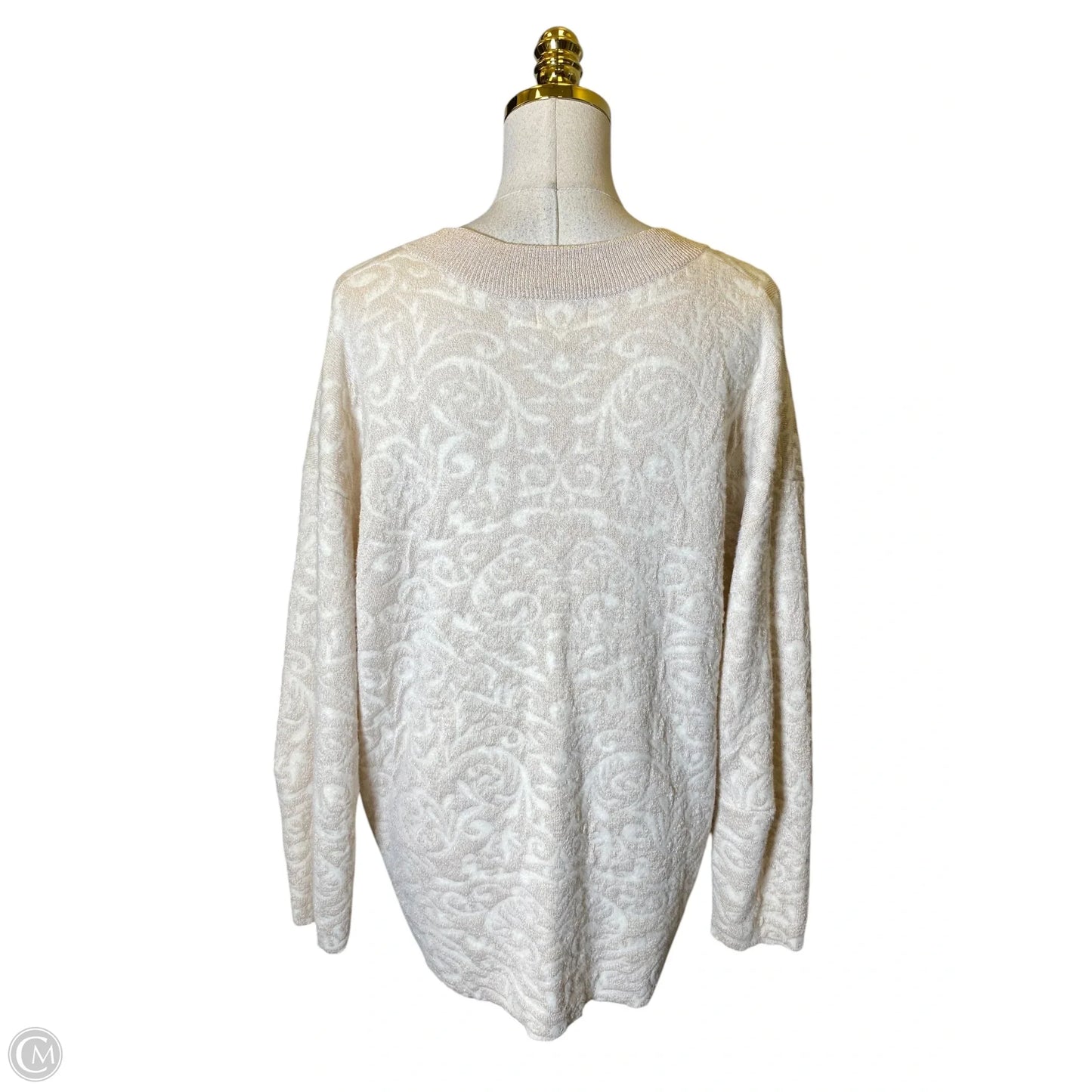 Sweater By Future Collective In Beige, Size: Xl
