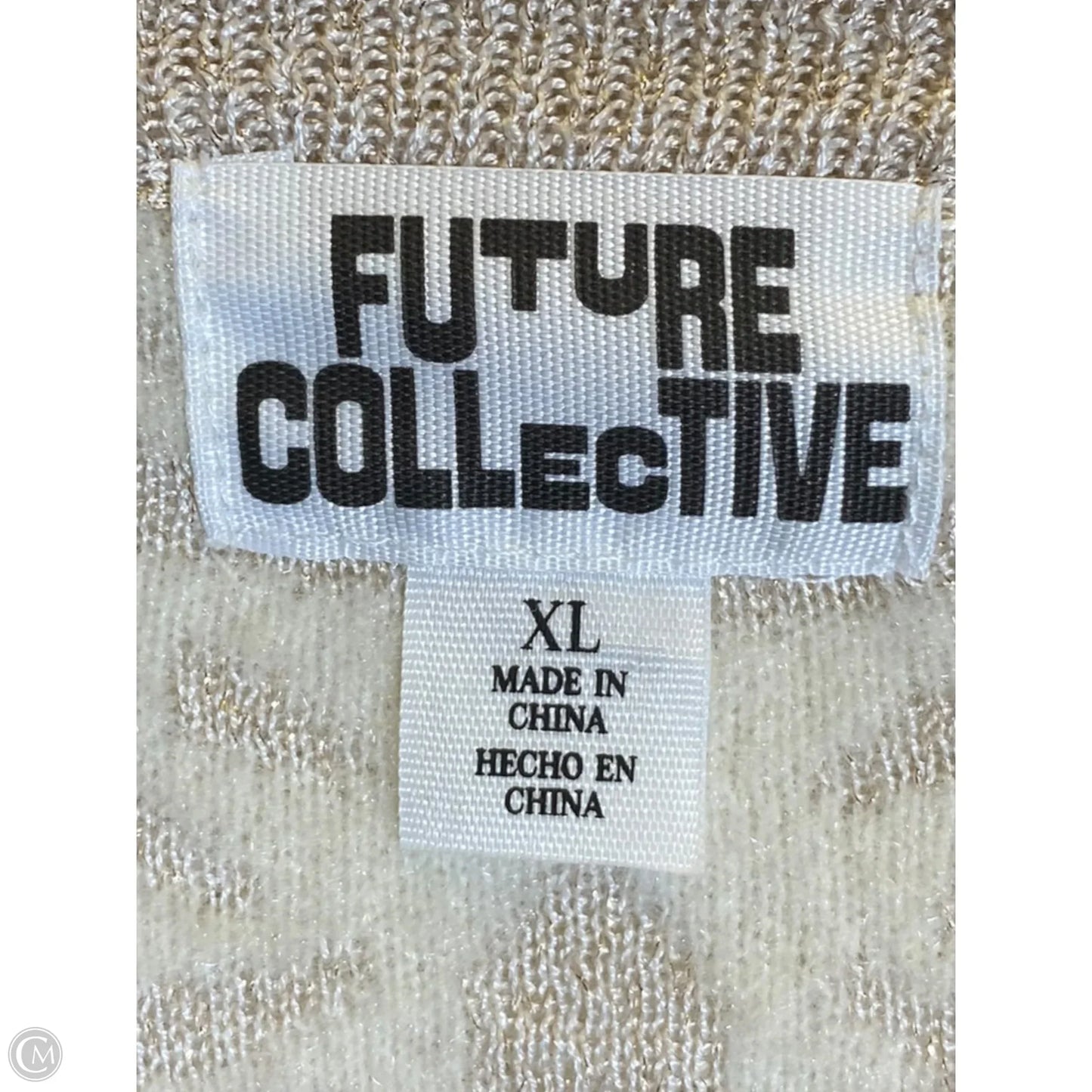 Sweater By Future Collective In Beige, Size: Xl