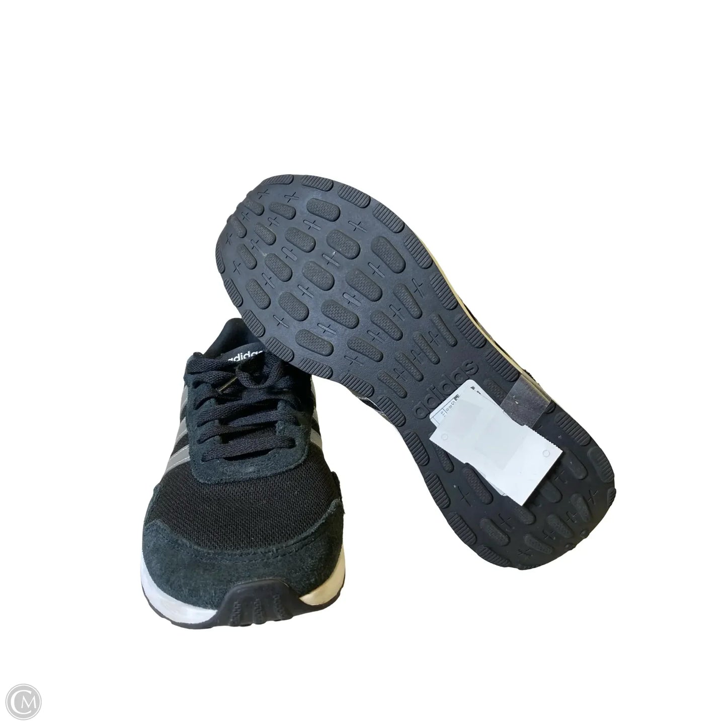 Shoes Athletic By Adidas In Black & Grey, Size: 8.5