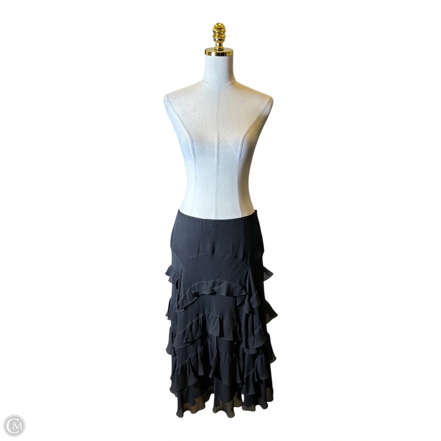 Skirt Maxi By International Concepts In Black, Size: M