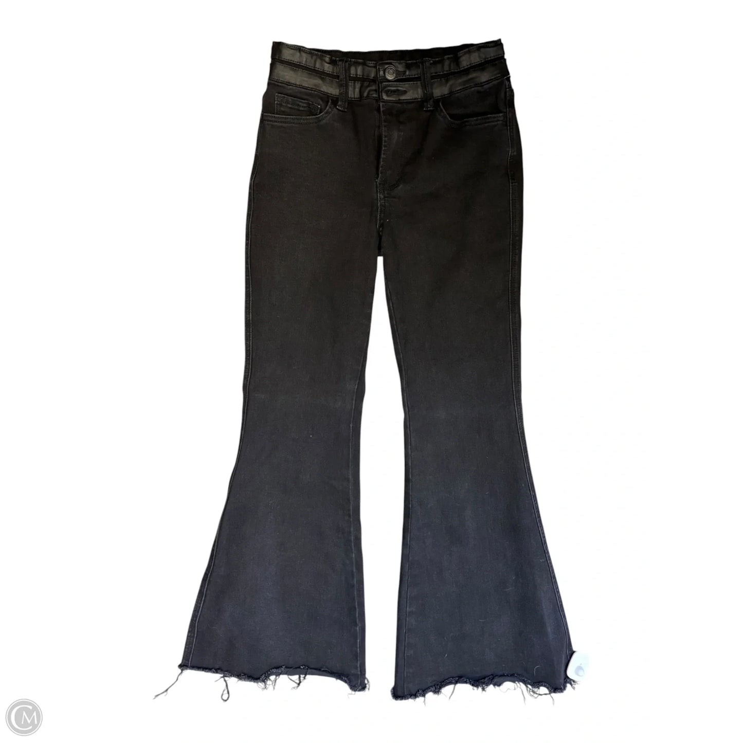 Jeans Flared By Flying Monkey In Black Denim, Size: 4