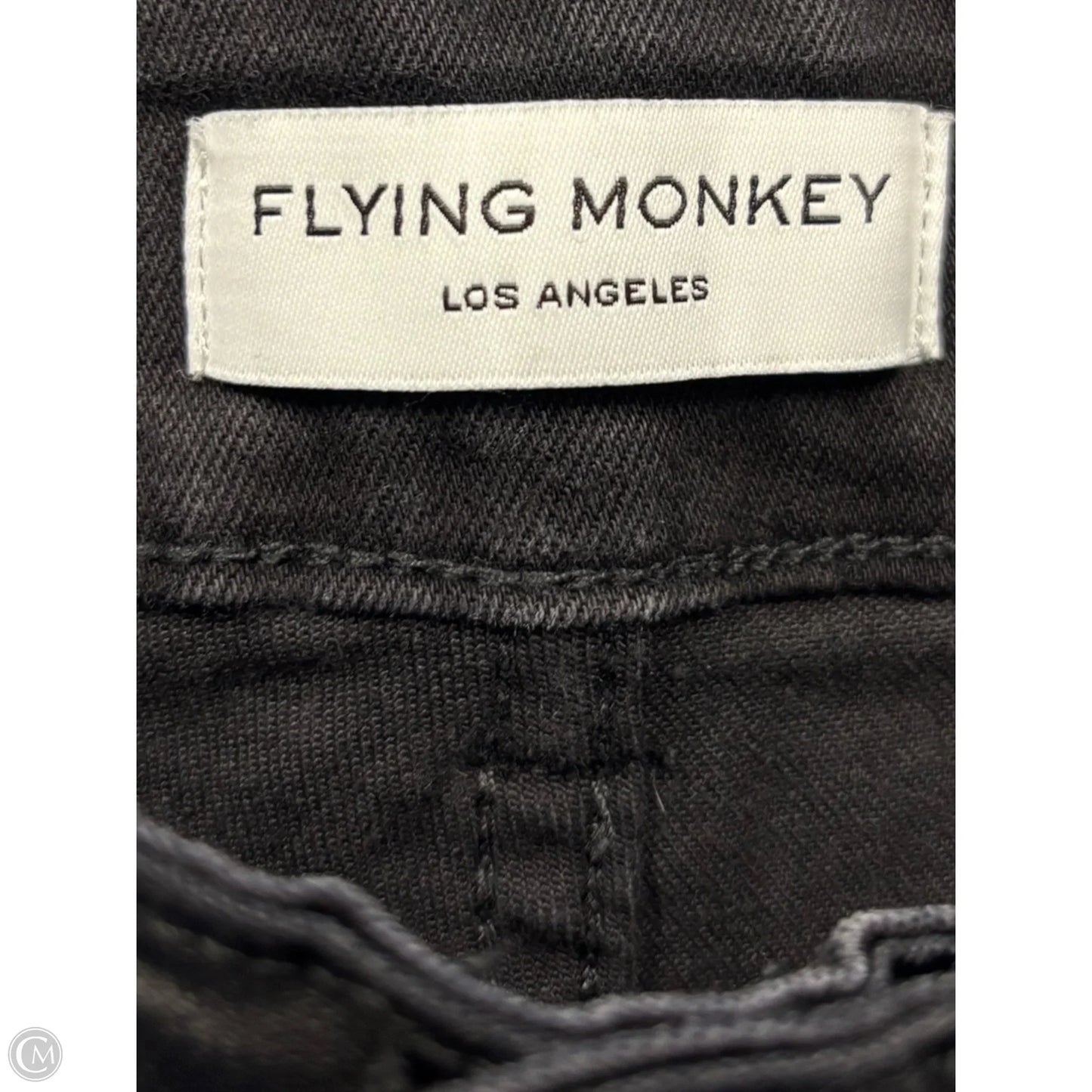 Jeans Flared By Flying Monkey In Black Denim, Size: 4