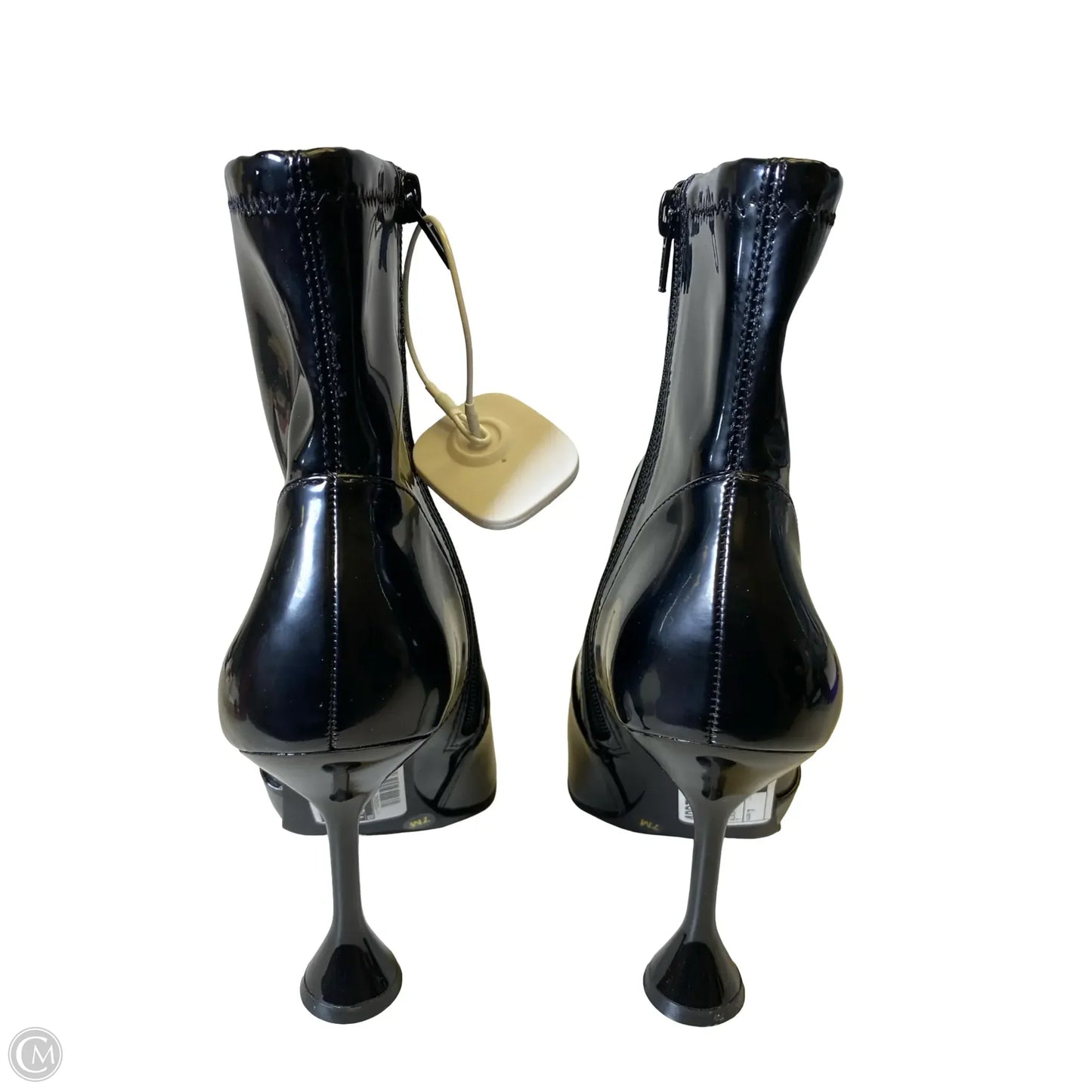 Boots Ankle Heels By Inc In Black, Size: 7