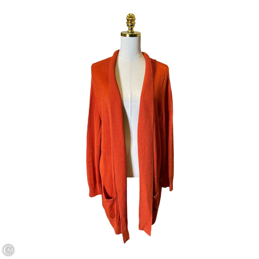 Cardigan Designer By Diane Von Furstenberg In Orange, Size: 3x