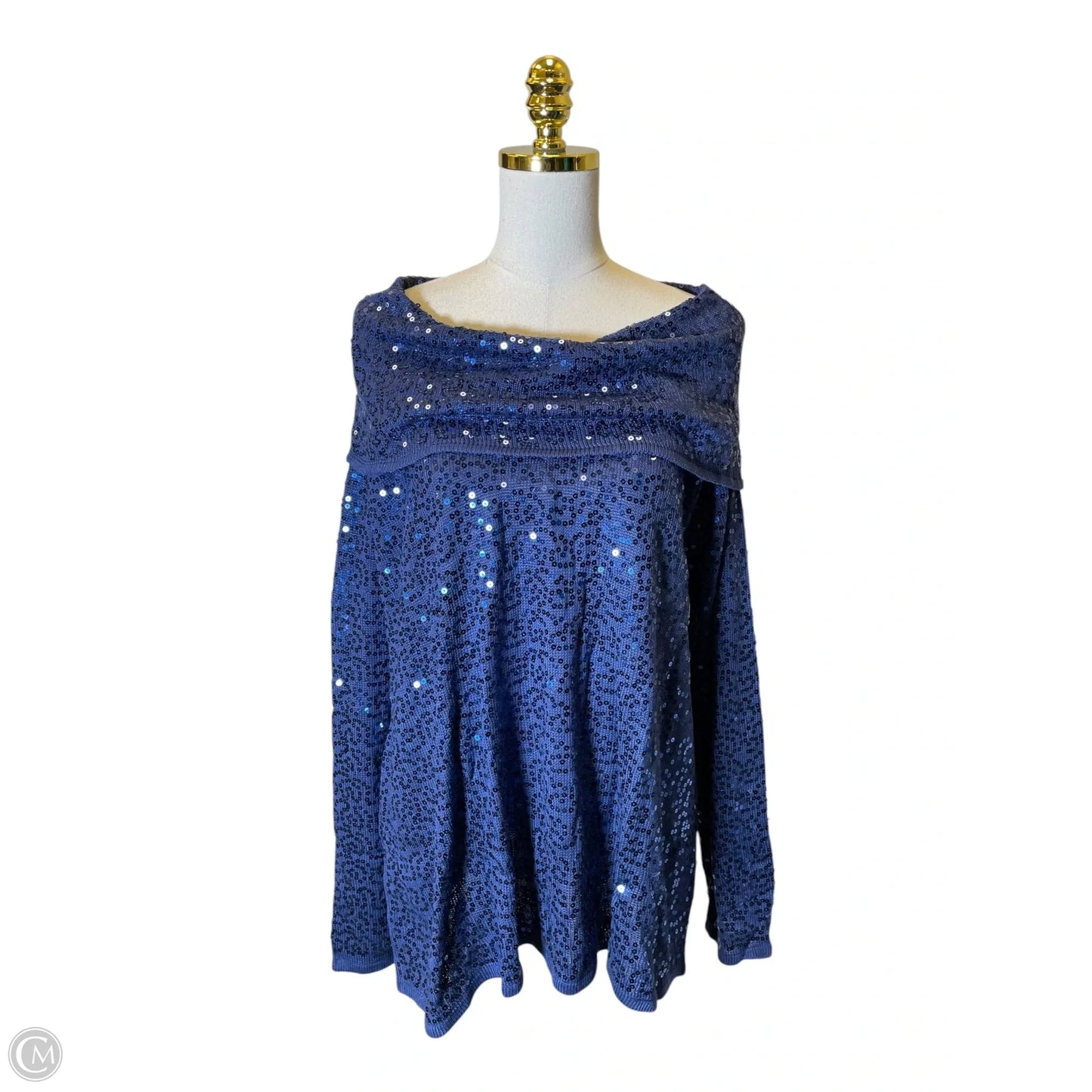 Sweater By Iman In Navy, Size: 3x